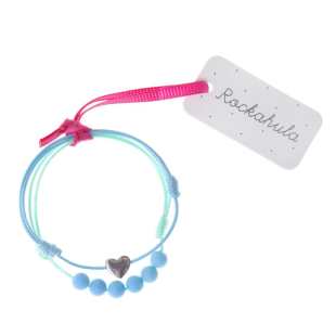 ROCKALULA - BRACELET BLEU COEUR