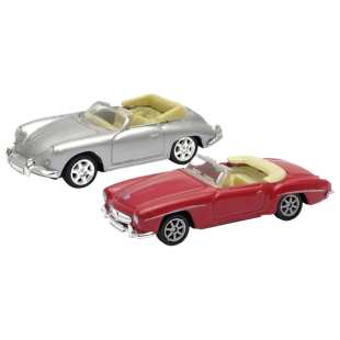 J'AIME - MERCEDES/PORSCHE À RÉTROFRICTION 7,3 CM