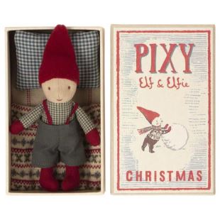 MAILEG - Pixy Elf in matchbox