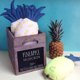 UNE ETOILE DANS MA CABANE - BOITE À MUSIQUE ANANAS