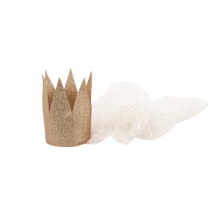 MOUCHE - COURONNE AVEC TULLE