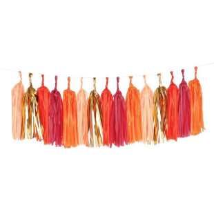 MY LITTLE DAY - GUIRLANDE TASSEL ROUGE