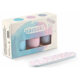 NAMAKI - Coffret 3 vernis "Douceurs givrées" + lime offerte 