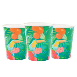 TALKING TABLE - 12 GOBELETS TROPICAL
