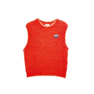 AMERICAN VINTAGE - PULL BYMI  SM COL ROND | ROUGE