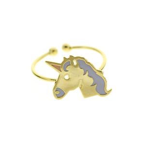 7 BIS - BAGUE LICORNE