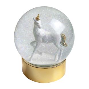TALKING TABLE - BOULE DE NEIGE LICORNE