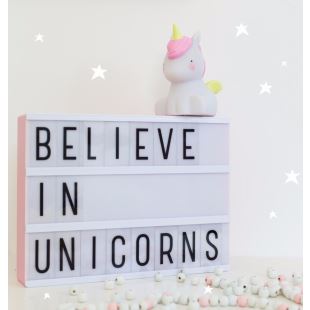 A LITTLE LOVELY COMPANY - VEILLEUSE LICORNE