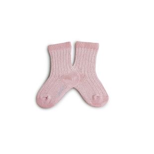 COLLÉGIEN - CHAUSSETTES BRILLANTES ROSE QUARTZ