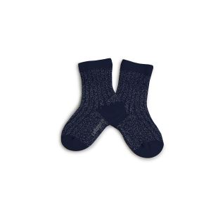 COLLÉGIEN - CHAUSSETTES BRILLANTES MARINE