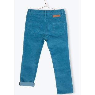 ARSÈNE ET LES PIPELETTES - PANTALON VELOURS TURQUOISE