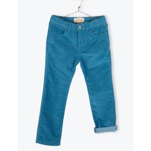 ARSÈNE ET LES PIPELETTES - PANTALON VELOURS TURQUOISE