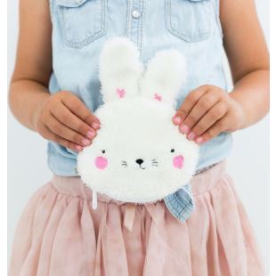 A LITTLE LOVELY COMPANY - PORTE MONNAIE BUNNY