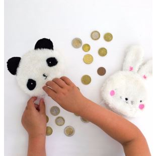 A LITTLE LOVELY COMPANY - PORTE MONNAIE BUNNY