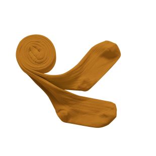 COLLÉGIEN - COLLANTS BÉBÉ À CÔTES MIEL DORÉ
