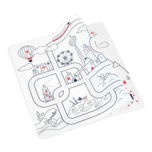 SUPERPETIT - SET DE TABLE À COLORIER CITY AVENTURE