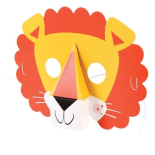 REX - SET 4 MASQUES ANIMAUX 3D