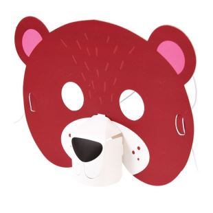 REX - SET 4 MASQUES ANIMAUX 3D