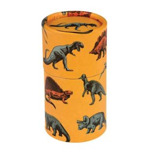 REX - SET DE 36 CRAYONS DE COULEUR DINOSAURE