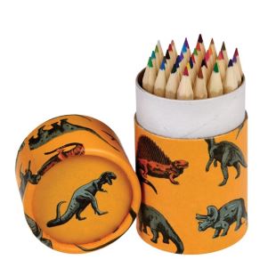 REX - SET DE 36 CRAYONS DE COULEUR DINOSAURE