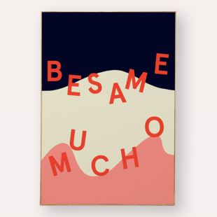 MATHILDE CABANAS - AFFICHE BESAME MUCHO