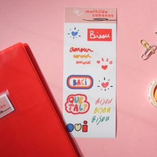 MATHILDE CABANAS - PLANCHE DE STICKERS