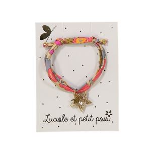LUCIOLE ET PETIT POIS - BRACELET BETSY FLUO THÉ