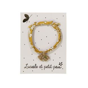 LUCIOLE ET PETIT POIS - BRACELET CAPEL MOUTARDE