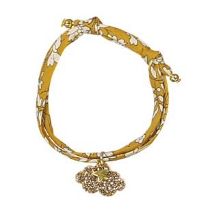 LUCIOLE ET PETIT POIS - BRACELET CAPEL MOUTARDE