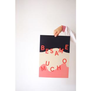 MATHILDE CABANAS - AFFICHE BESAME MUCHO