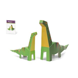BASS & BASS - MAXI DIPLODOCUS EN PAPIER - DIY