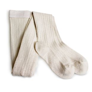 COLLÉGIEN - COLLANTS BÉBÉ À CÔTES DOUX AGNEAU AVEC PAILLETTES