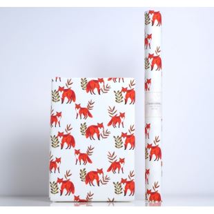 SEASON PAPER - PAPIER CADEAU FOXES