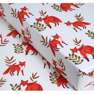 SEASON PAPER - PAPIER CADEAU FOXES