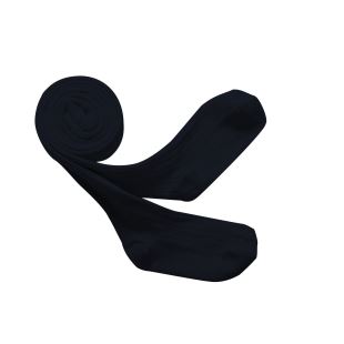 COLLÉGIEN - COLLANTS À CÔTES NOIR DE CHARBON