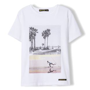 FINGER IN THE NOSE - TEE SHIRT DALTON WHITE SUMMER SKATE