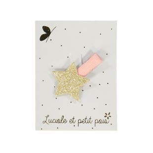 LUCIOLE ET PETIT POIS - BARETTE MINI ÉTOILE OR