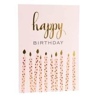 REX - CARTE HAPPY BIRTHDAY GOLD