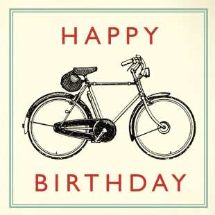 REX - CARTE BIRTHDAY BICYCLE