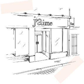 dessin de la boutique