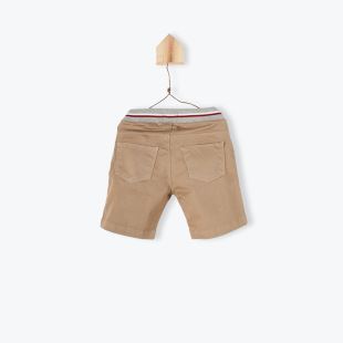 ARSÈNE ET LES PIPELETTES - BERMUDA GABARDINE BEIGE