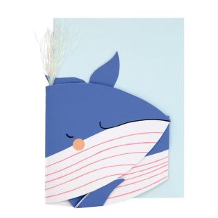 MERI MERI - Carte à poser - Baleine