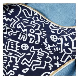 Rive droite - SAC 24H CÉLESTIN - DENIM PATCHWORK