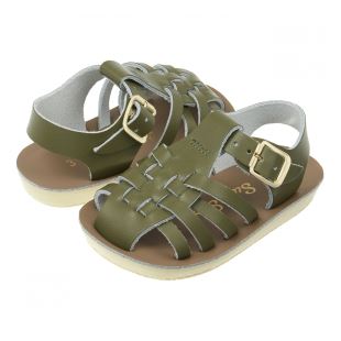 SALT WATER - SANDALES BÉBÉ SAILOR - OLIVE