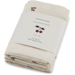 KONGES SLOJD - LANGE DE COTON - CHERRY X 3