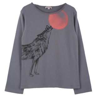 ÉMILE ET IDA - TEE SHIRT TORNADE LOUP