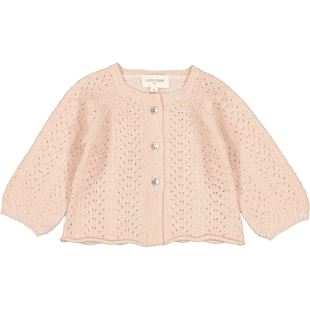 LOUIS LOUISE - CARDIGAN CERISETTE LAINE POINTILLE LUREX