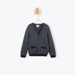 ARSÈNE ET LES PIPELETTES - GILET TRICOT MAILLE