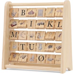 KONGES SLOJD - BLOC LETTRES ET IMAGES EN BOIS