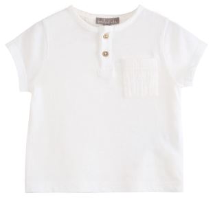 ÉMILE ET IDA - TEE SHIRT TUNISIEN BLANC